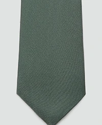 Mango Men's Plain Silk Tie
