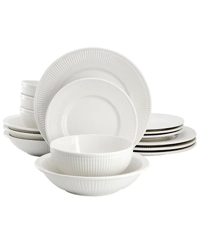 Elama Kate 16-Pc. Dinnerware Set, Service For 4