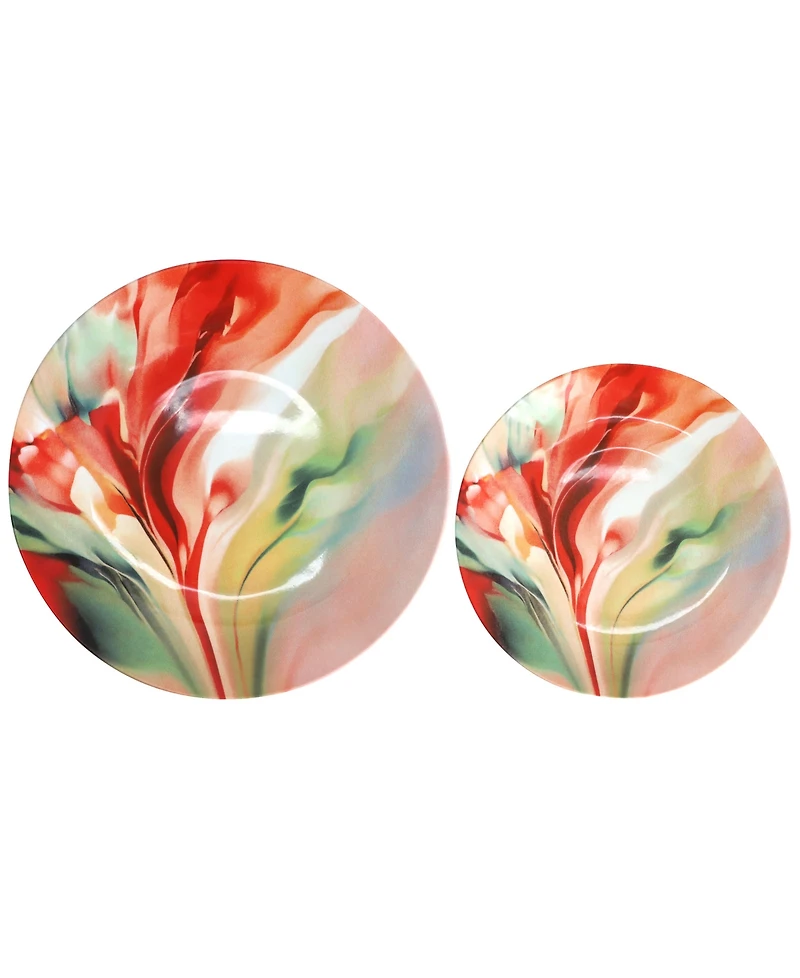 Elama Autumn Storm 16-Pc. Dinnerware Set, Service For 4