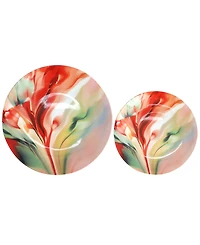 Elama Autumn Storm 16-Pc. Dinnerware Set, Service For 4