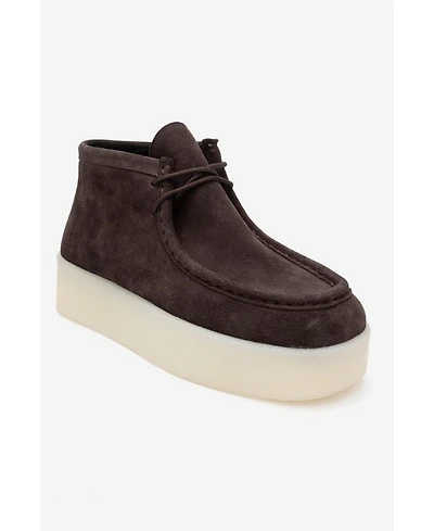 Forever & Always Shoes Melia Leather Platform Boot (Women)