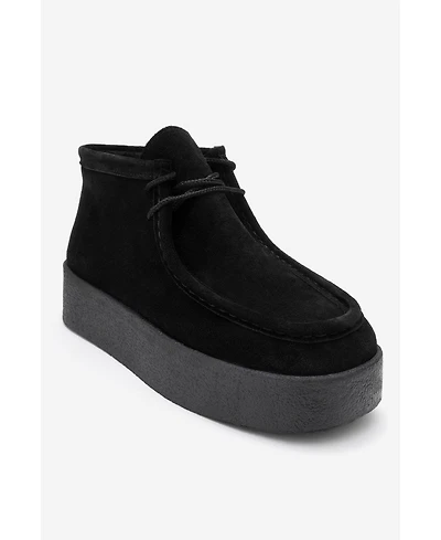 Forever & Always Shoes Melia Leather Platform Boot (Women)