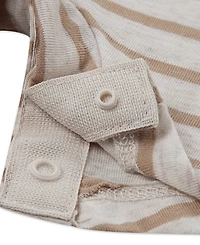 Nike Baby Boys' and Baby Girls' Crewneck Romper, Bib and Booties, 3-Piece Set