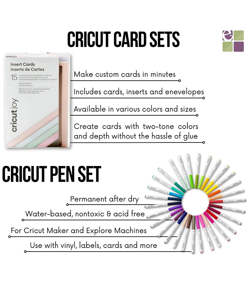 Cricut Ultimate All-in-One Materials & Accessories Bundle for Cricut Explore Air & Maker