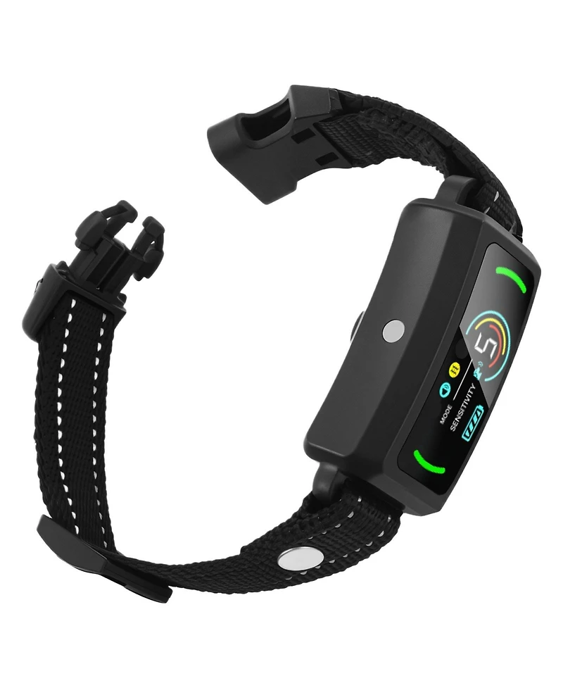 Cozito Waterproof Rechargeable Smart Bark Collar with 6 Sensitivity Levels, Black