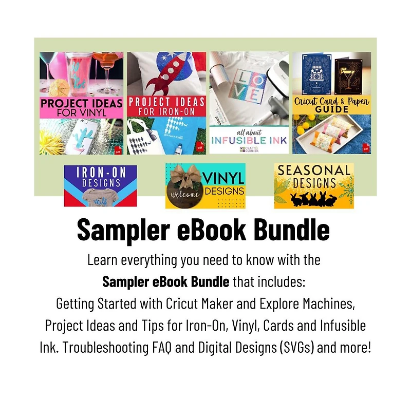 Cricut Deluxe All-in-One Materials & Accessories Bundle for Cricut Explore Air & Maker