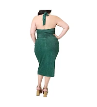 Unique Vintage Plus Romper & Sarong Set