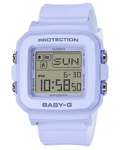 G-Shock Women's Japanese Quartz Baby G Light Blue Resin Watch 39mm