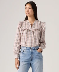 Levi's Juniors' Gianna Collared Neck Top