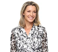 Alex Evenings Petite Foil Burnout V-Neck Top