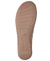 Earth Women's Bentlee Cutout Leather Slip-On Ballet Flats
