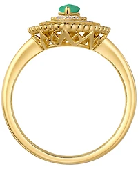 Macy's Sapphire (7/8 ct. t.w.) & Diamond (1/3 Ring 14k White Gold (Also Available Ruby Emerald)