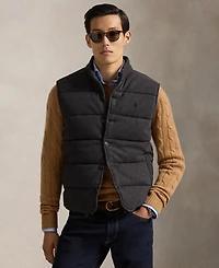 Polo Ralph Lauren Men's Herringbone Print Estate Mock-Neck Rib Vest