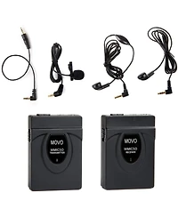 Movo WMIC50 2.4GHz Wireless Lavalier Microphone System for Cameras
