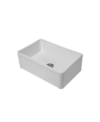 flynama 30x20x9-Inch Porcelain Ceramic Farmhouse Apron Front Single Bowl Kitchen Sink