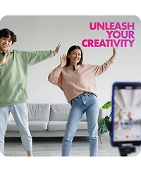 Movo Wireless Mini Di Duo Ultra Compact Wireless Lavalier Microphones for iPhone