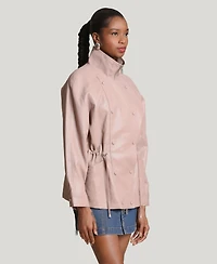 Avec Les Filles Women's Turtleneck Anorak Jacket