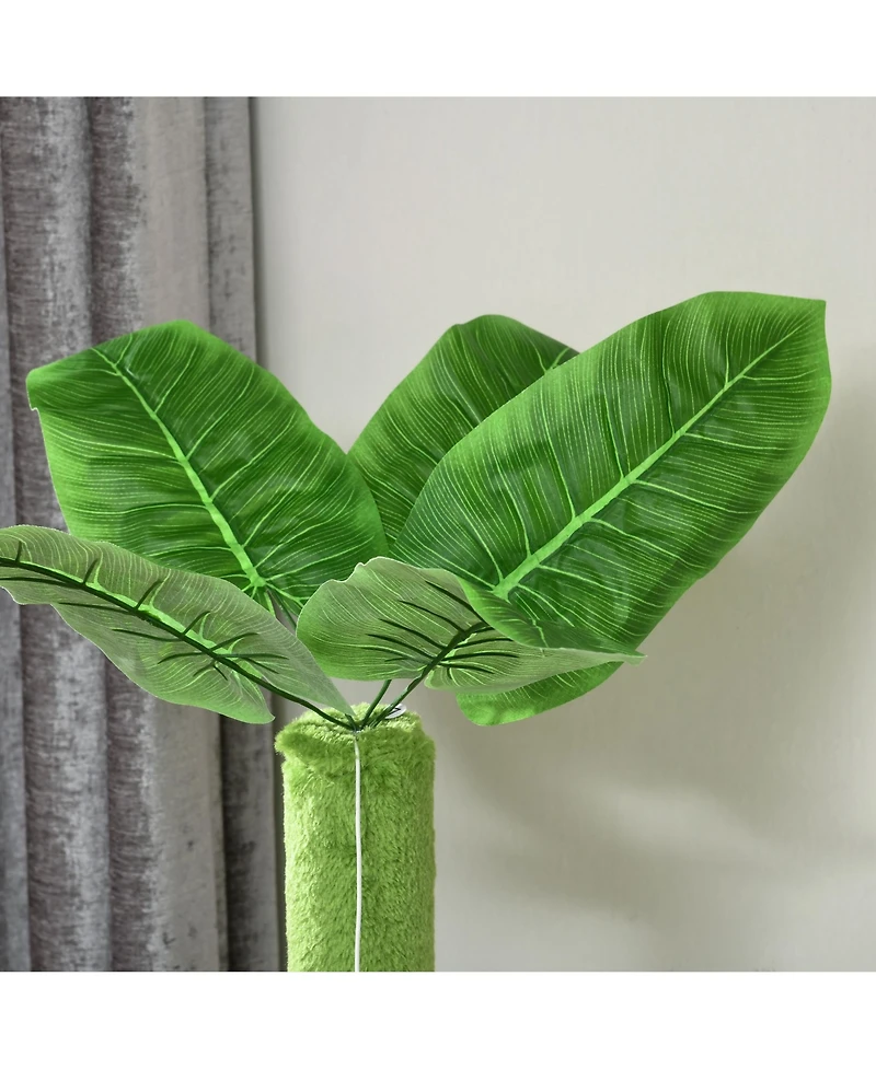 Aostirmotor 56" Cat Tree with Hammock,Scratching Post, Platforms