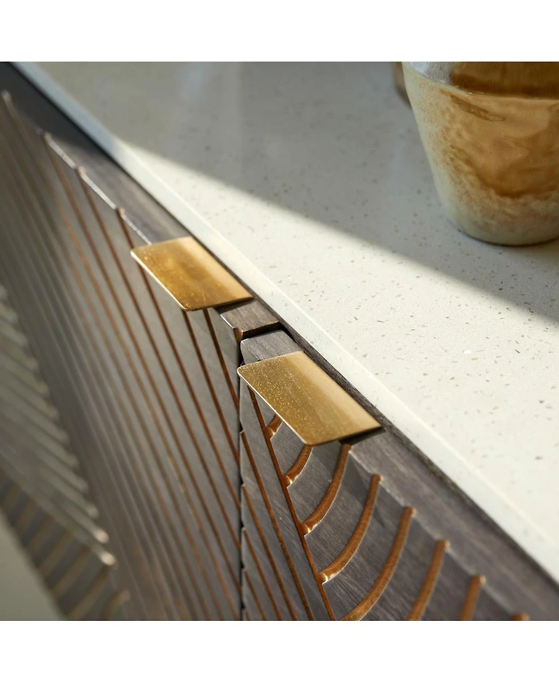 Tikamoon Bilal solid mango and terrazzo Sideboard 180 cm