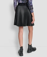Dkny Women's Pleated Mini Skirt