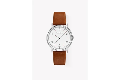 Victoria Hyde Men's Watch Apple Leather Strap Orton in Brown