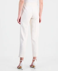Anne Klein Women's Hollywood-Waist Straight Ankle Pants, Regular & Petite