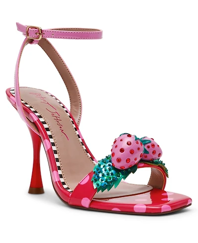 Betsey Johnson Women's Addison Strawberry Stiletto Dress Sandals