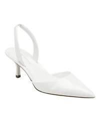 Marc Fisher Women's Iced Slingback Kitten Heel Pumps