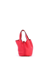 Pre-Owned HERMES Pm Casaque Picotin Lock Bag Clemence