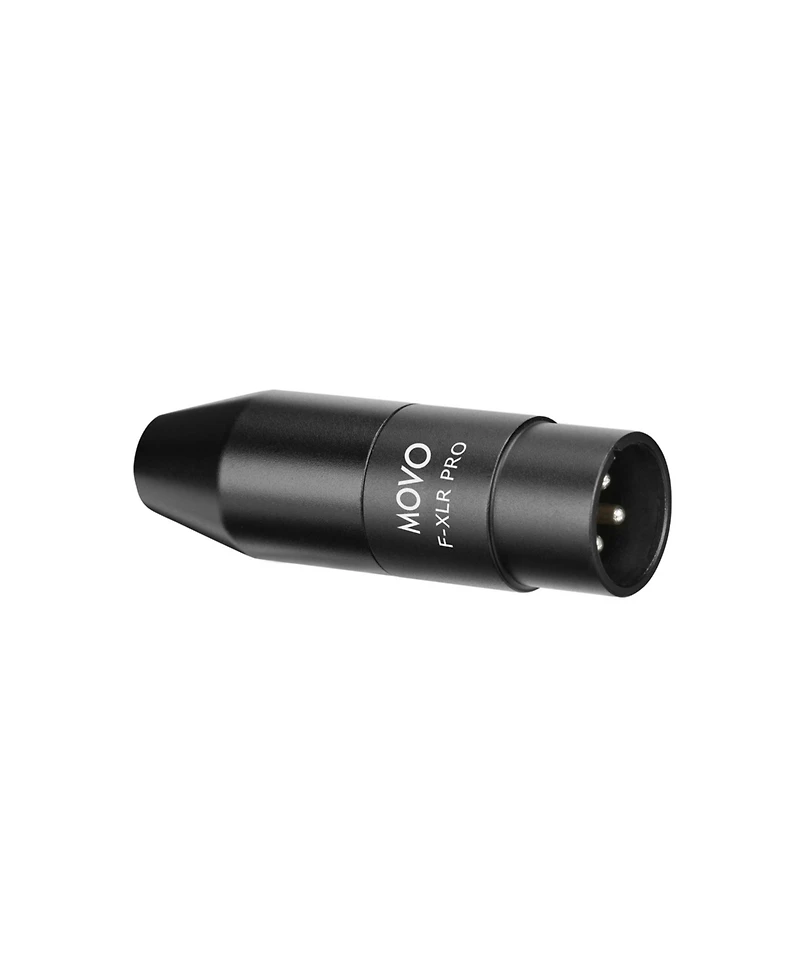 Movo Fxlr-pro 3.5mm (Trs) Mini-Jack Female Microphone Adapter to 3-pin Xlr Male Connector