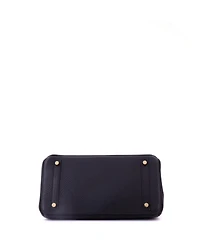 Pre-Owned Hermes Birkin 30 Handbag Black Clemence with Gold Hardware