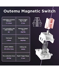 Lofree RT75 Rapid Trigger Wired Gaming Keyboard