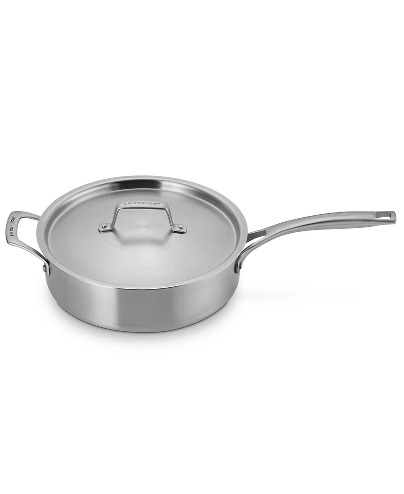Le Creuset Essential Stainless Steel 4.6-Quart Saute Pan