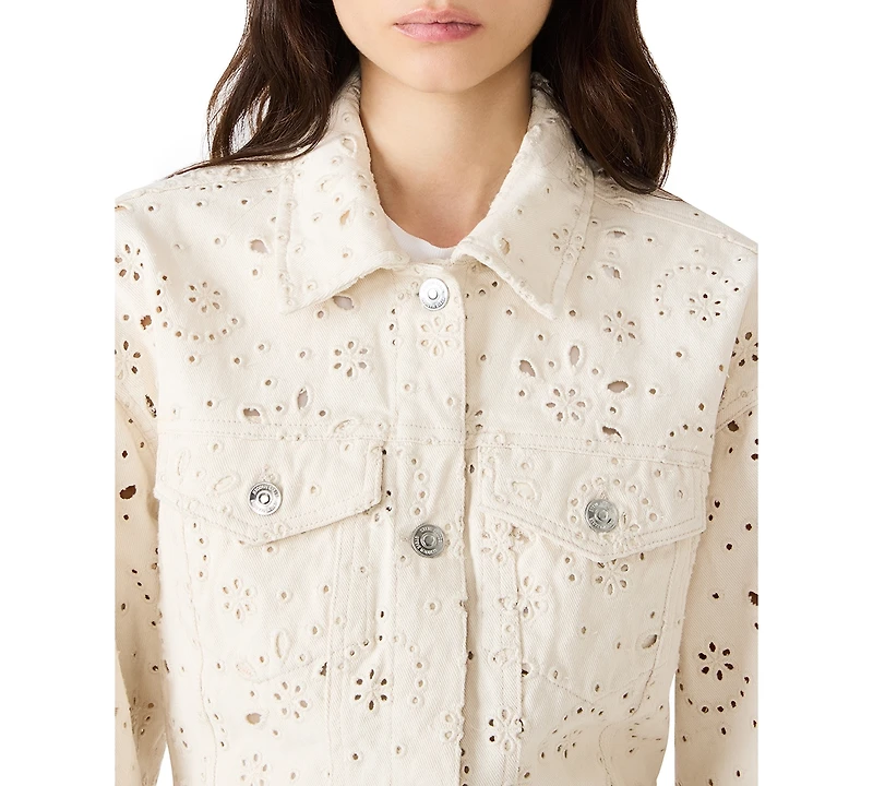 Steve Madden Women's Henrietta Button-Front Jacket