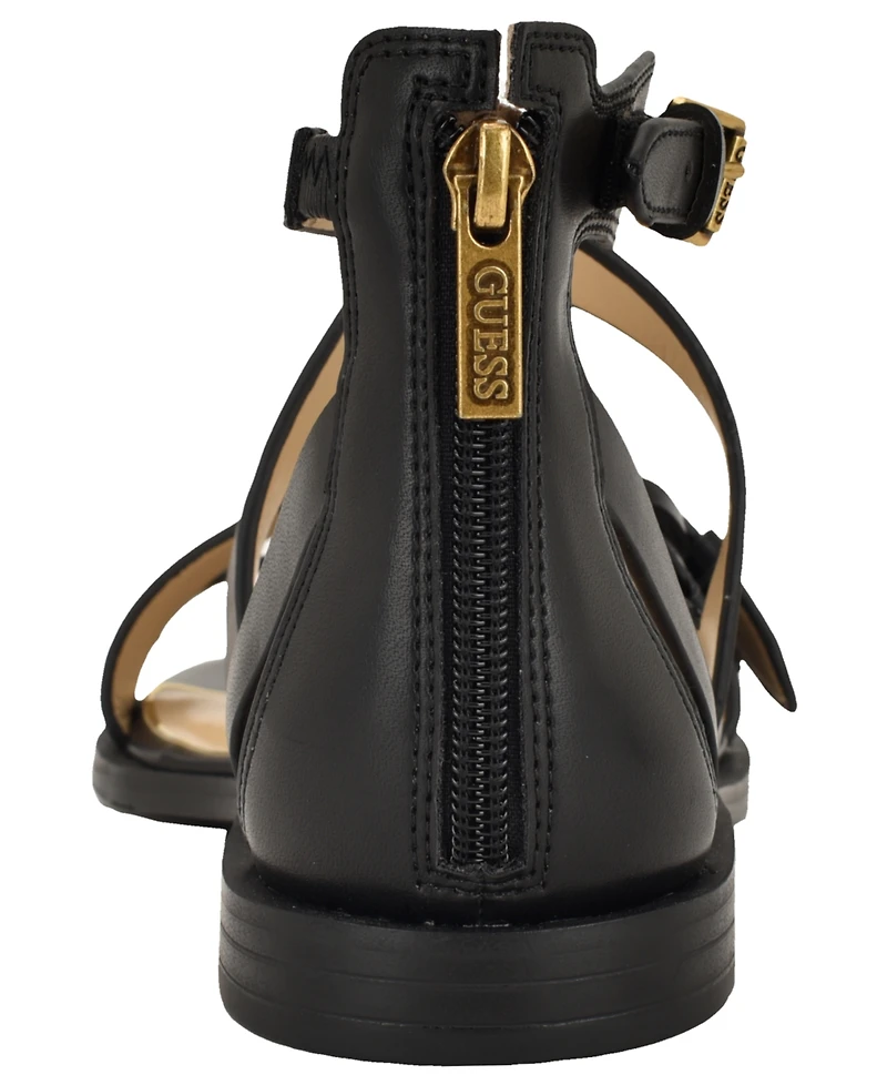 Guess Women's Yaris Strappy Buckled Gladiator Sandals