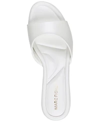 Marc Fisher Women's Sagi Slip-On Kitten Heel Dress Sandals