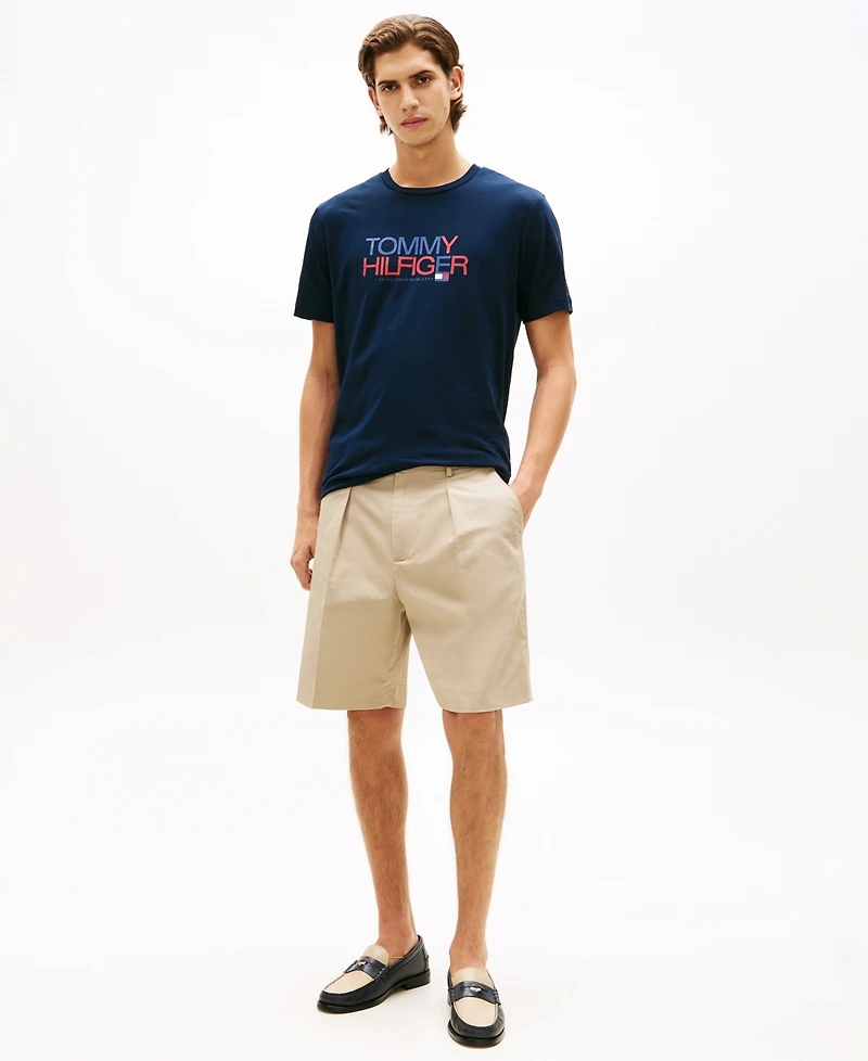 Tommy Hilfiger Men's Brand Love Big Text T-Shirt, Regular and & Tall