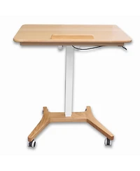 Victor High Rise Solid Wood Mobile Standing Desk