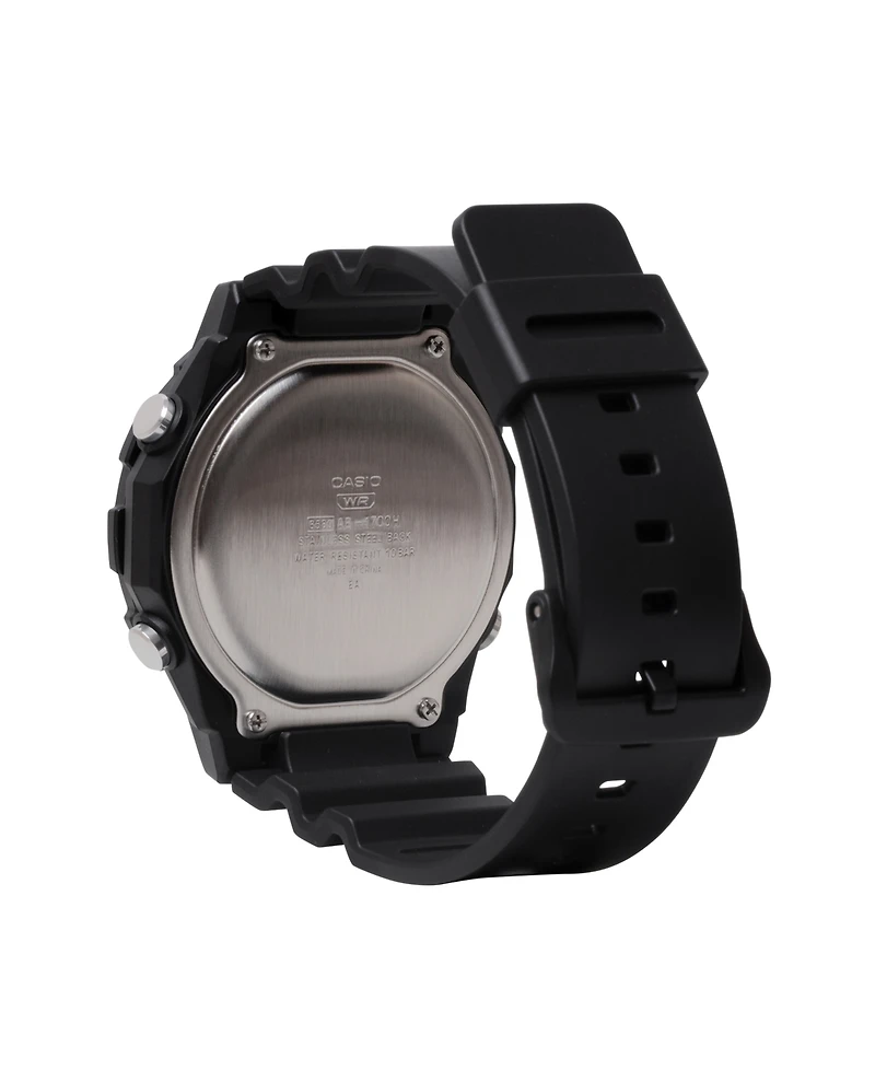 Casio Men's Japanese Quartz Black Resin Watch 47.3mm