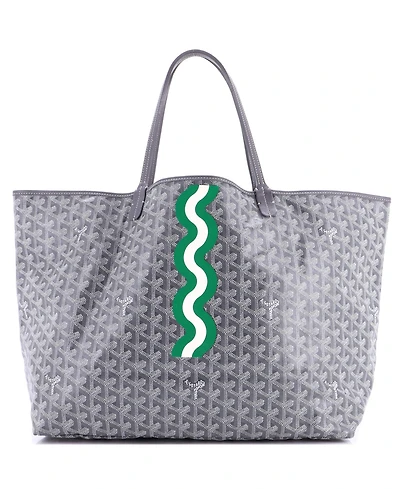 Pre-Owned Goyard Gm Saint Louis Tote Printed Coated Canvas