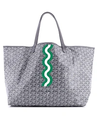 Pre-Owned Goyard Gm Saint Louis Tote Printed Coated Canvas