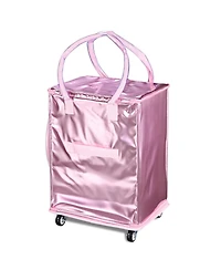 Byootique 16" Rolling Tote Bag Grocery Bag on Wheels Shopping Trolley BubbleRush
