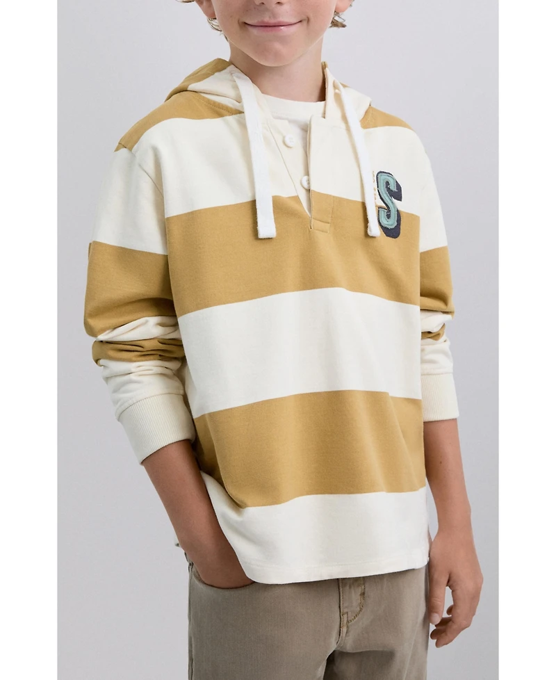 Scalpers Big Boys Stripesskullhoodie