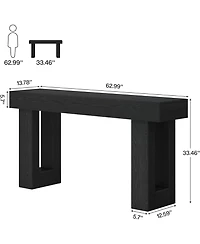 Tribesigns Wooden Console Table