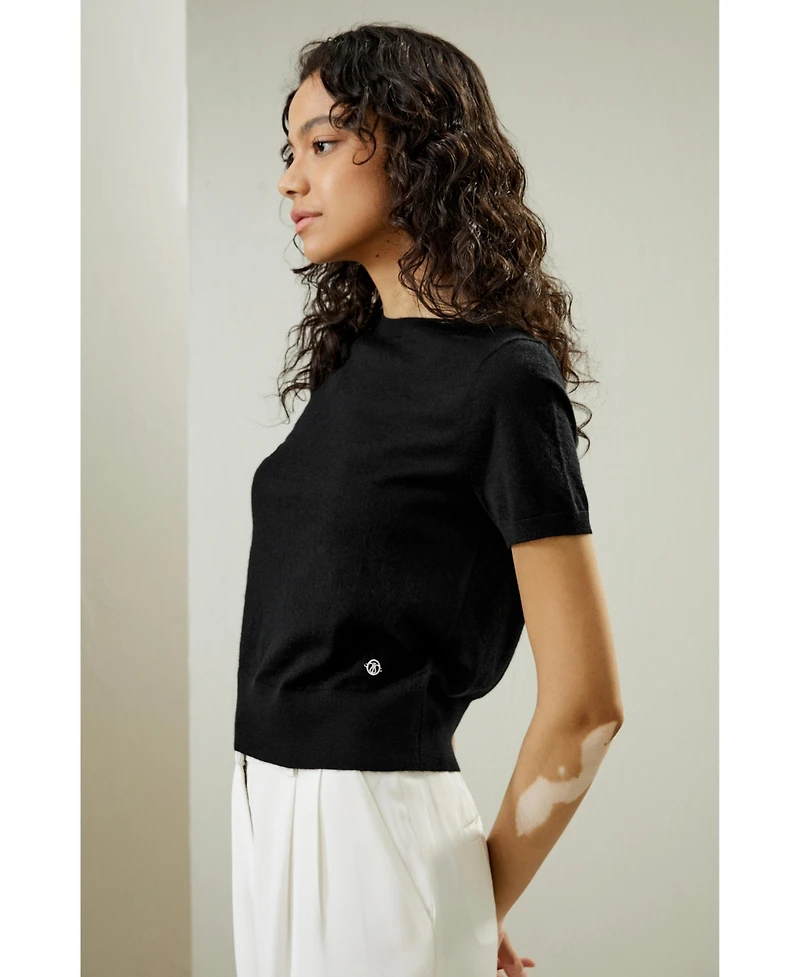 Lilysilk Women's Cashmere Round Neck Sweater