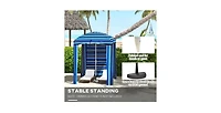 Flynama One Patio Umbrella Outdoor Table Market Yard Umbrella
