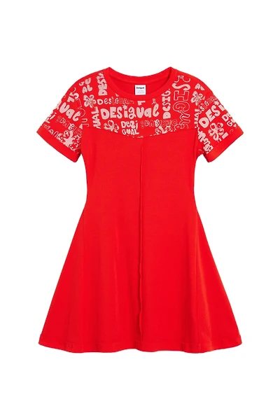 Desigual Girls's dress with lettering