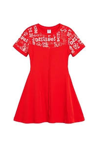 Desigual Girls's dress with lettering