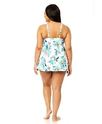 Island Escape Plus Size Scoop Neck Cape Town Tankini Swimsuit Bottoms