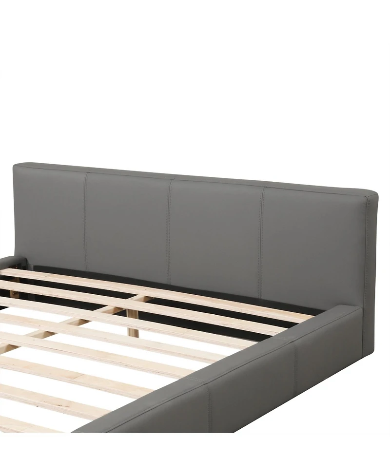 Streamdale Stylish Beige Upholstered Bed The Ideal Choice for Your Bedroom, King